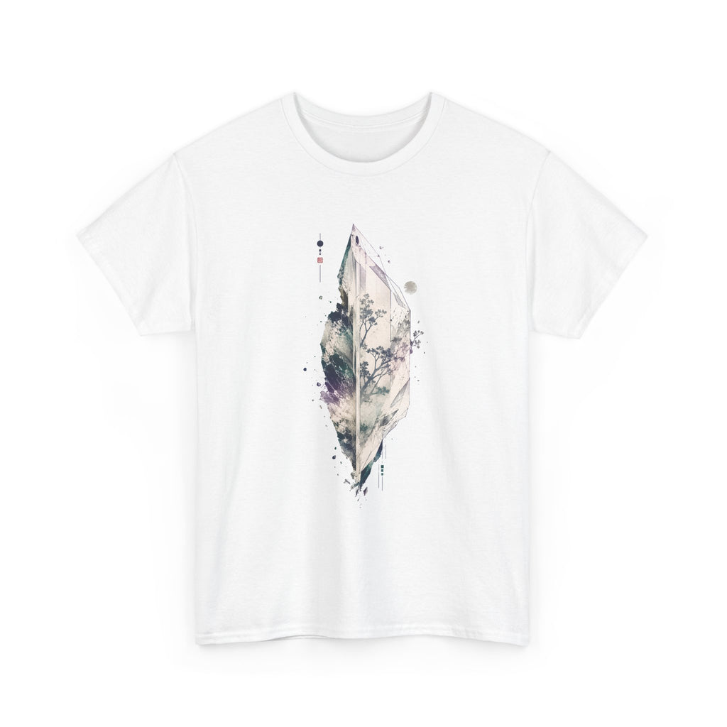Crystal and Botanical Illustration T-Shirt