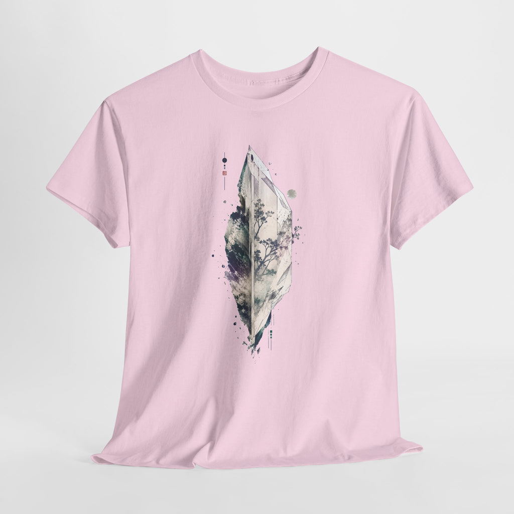 Crystal and Botanical Illustration T-Shirt