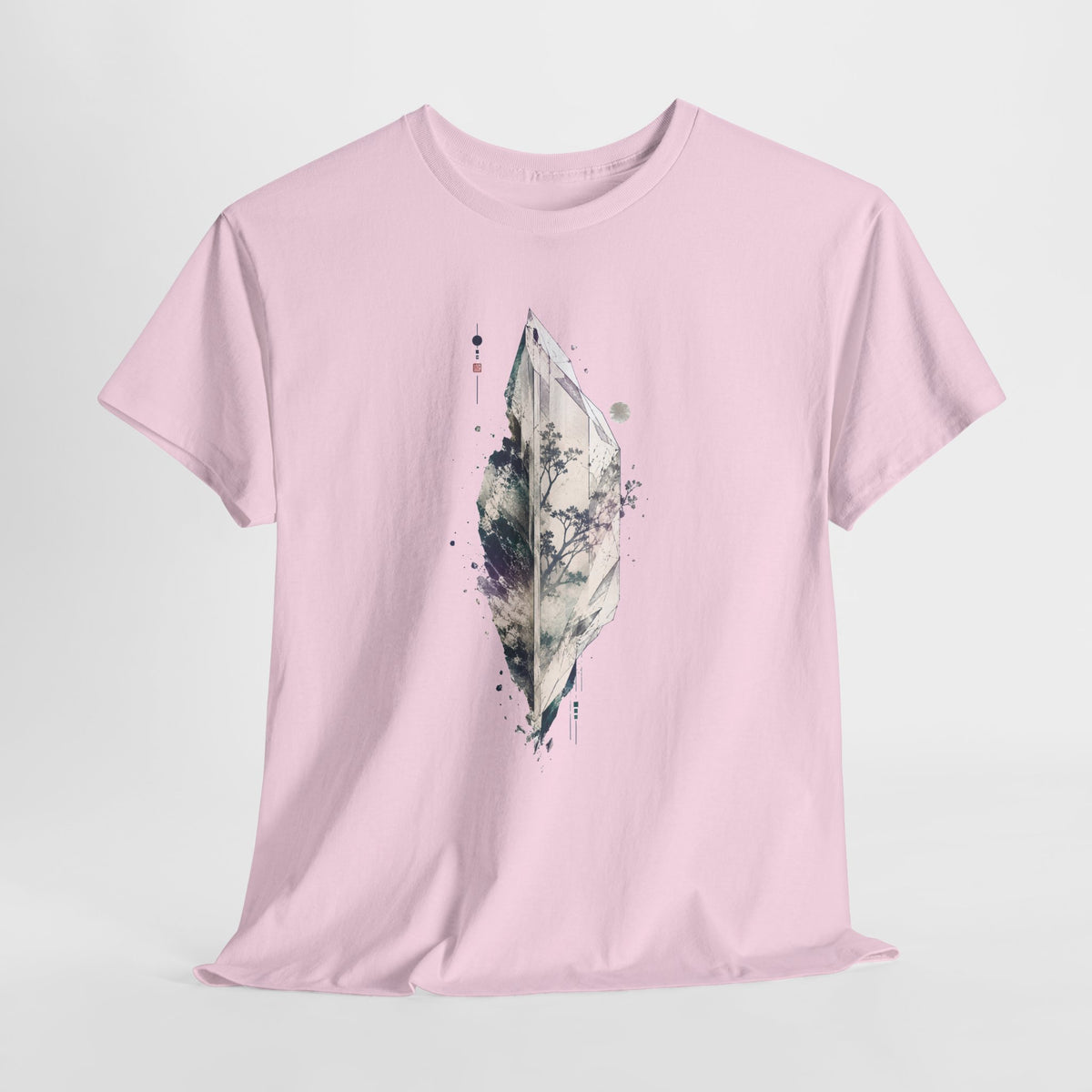 Crystal and Botanical Illustration T-Shirt