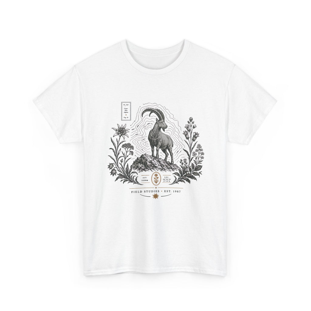 Vintage Alpine Ibex Field Studies Emblem T-Shirt