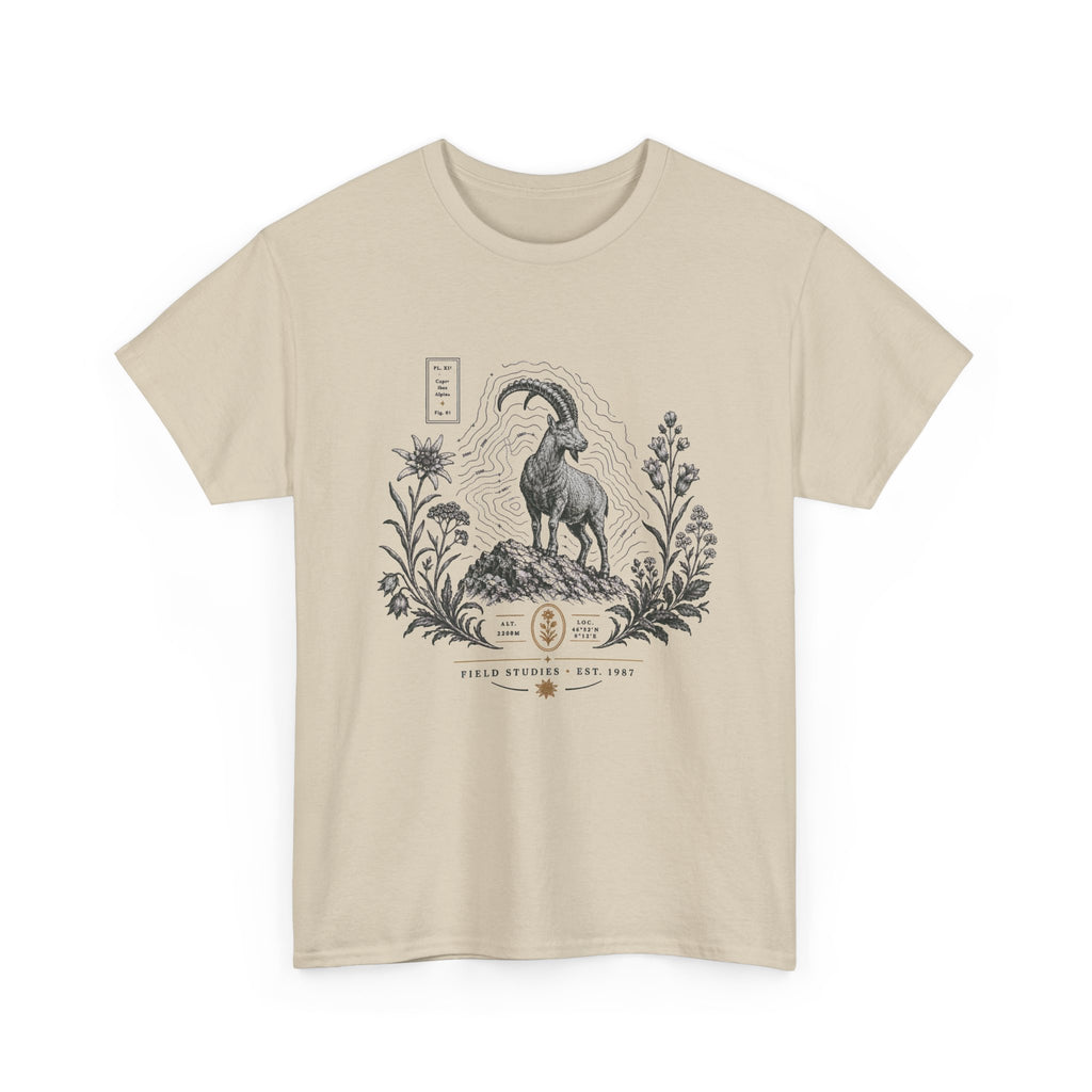Vintage Alpine Ibex Field Studies Emblem T-Shirt