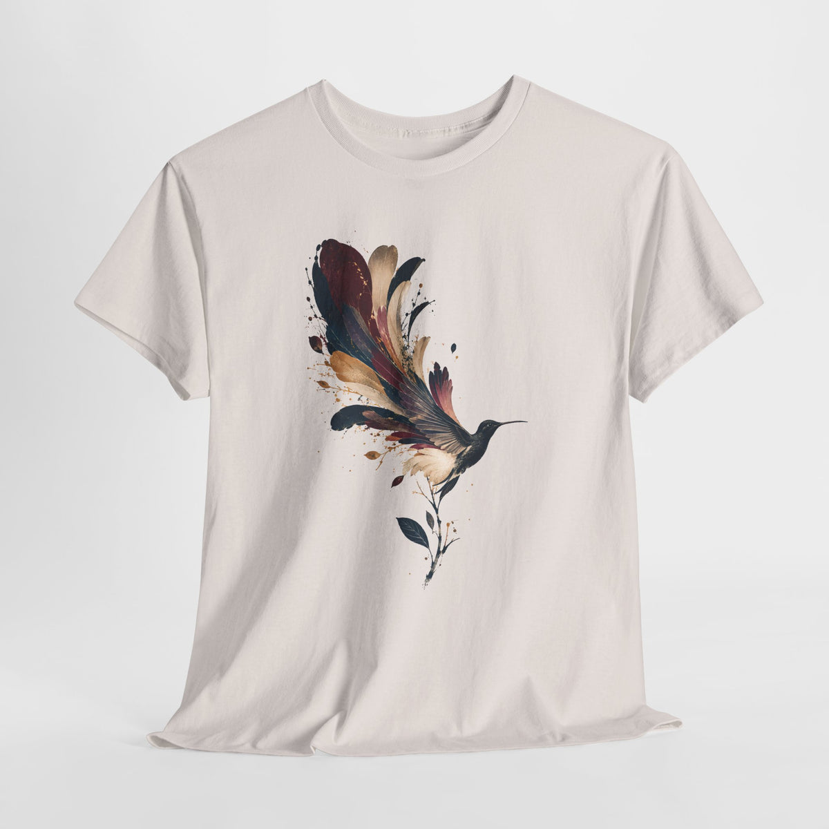 Hummingbird and Floral Wing Tee