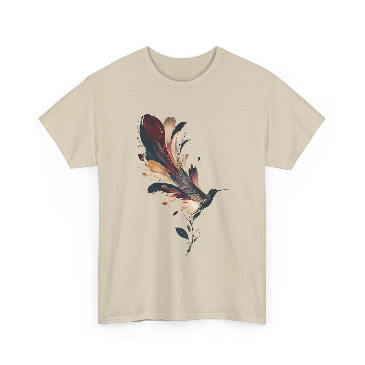 Hummingbird and Floral Wing Tee