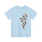Burning Floral Engraving T-Shirt