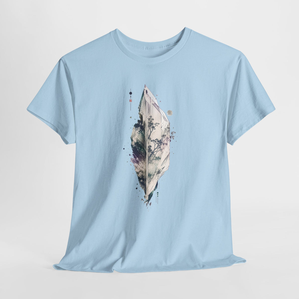 Crystal and Botanical Illustration T-Shirt