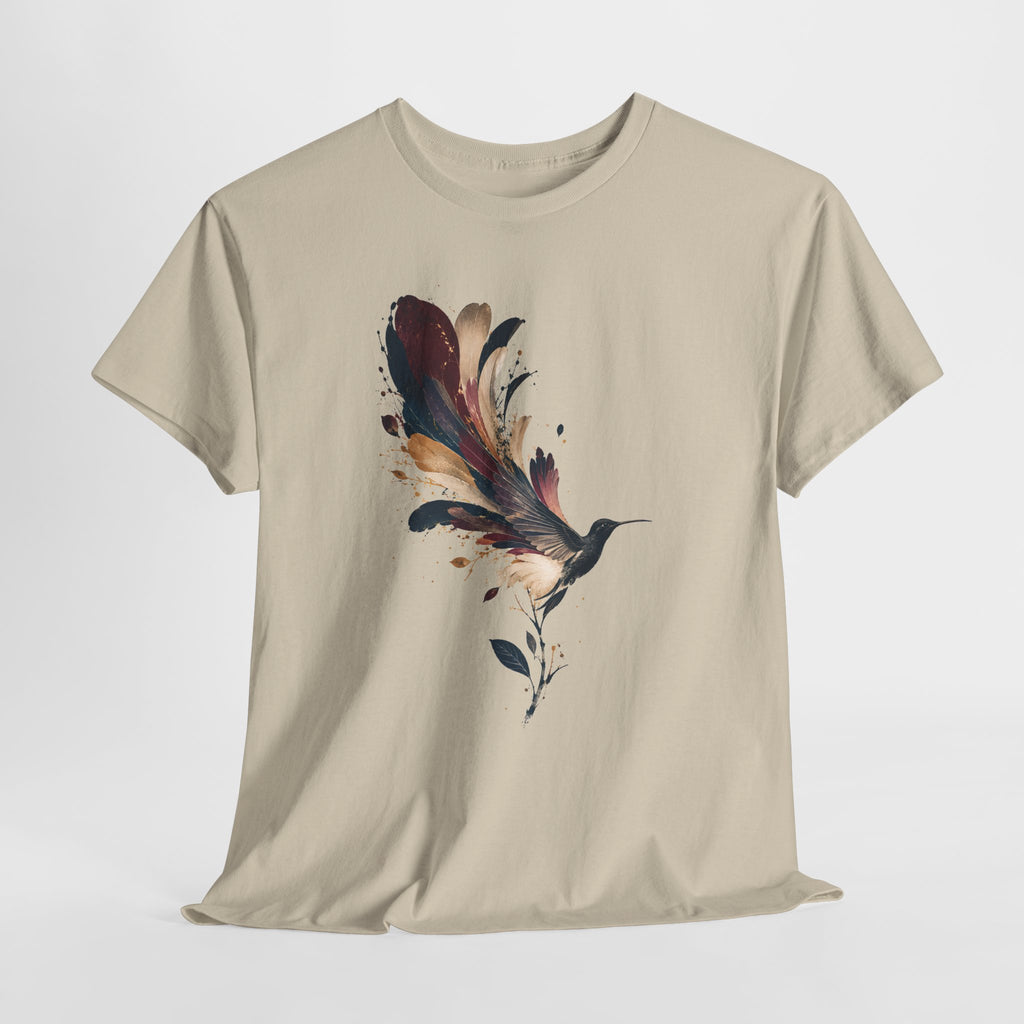 Hummingbird and Floral Wing Tee