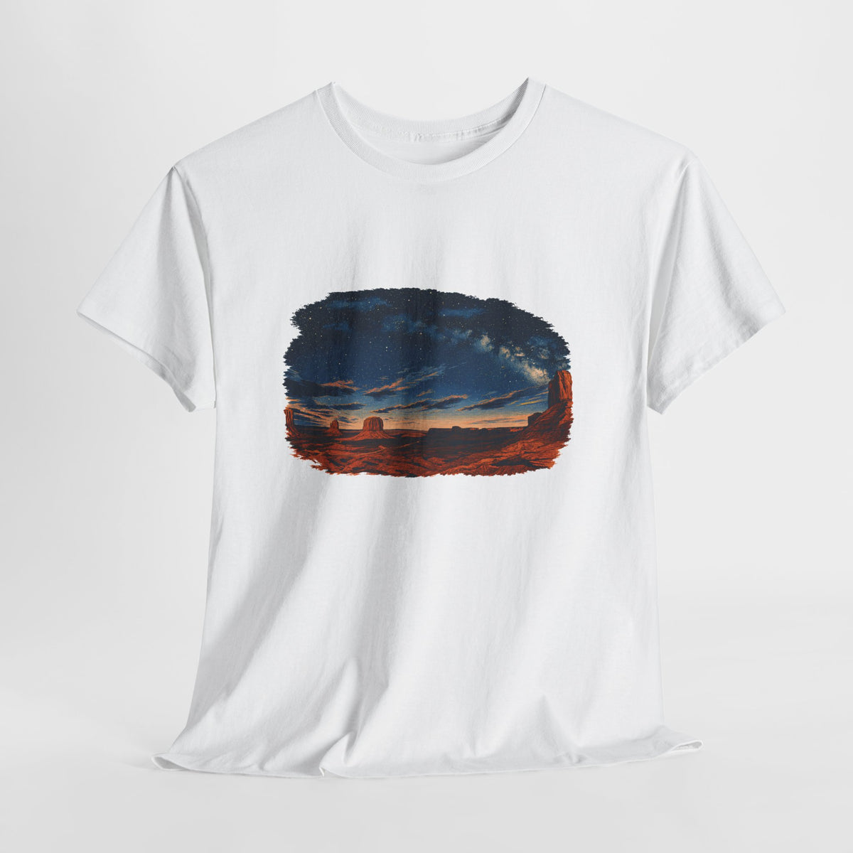 Milky Way Over Desert Buttes T-Shirt
