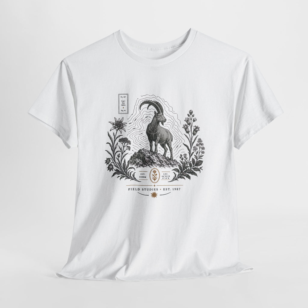 Vintage Alpine Ibex Field Studies Emblem T-Shirt