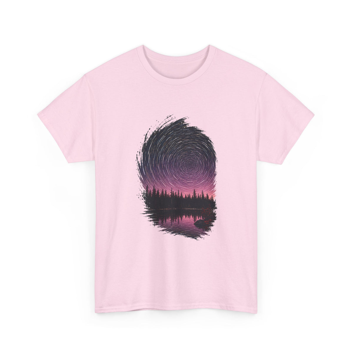 Cosmic Vortex Over a Pine Lake T-Shirt