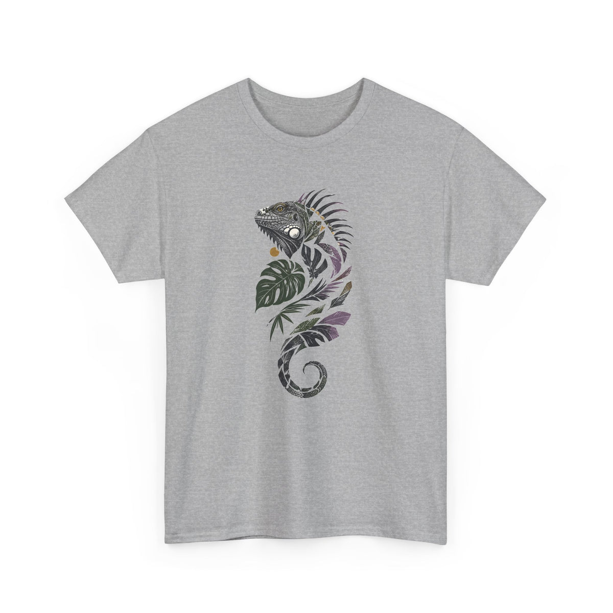 Iguana with Tropical Foliage T-Shirt
