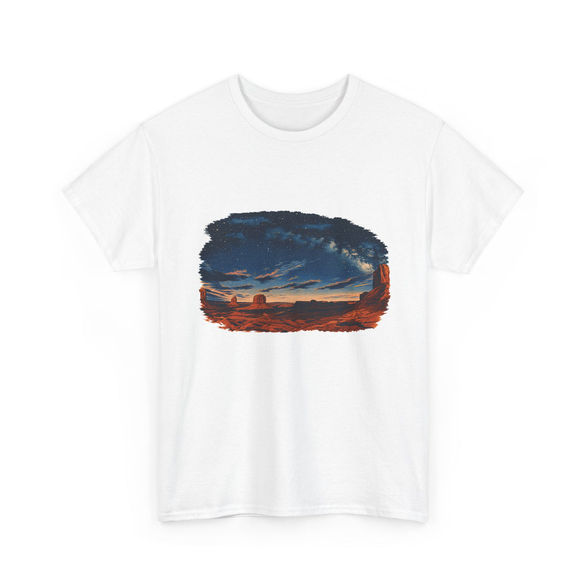 Milky Way Over Desert Buttes T-Shirt
