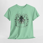 Scarab Botanical Emblem T-Shirt