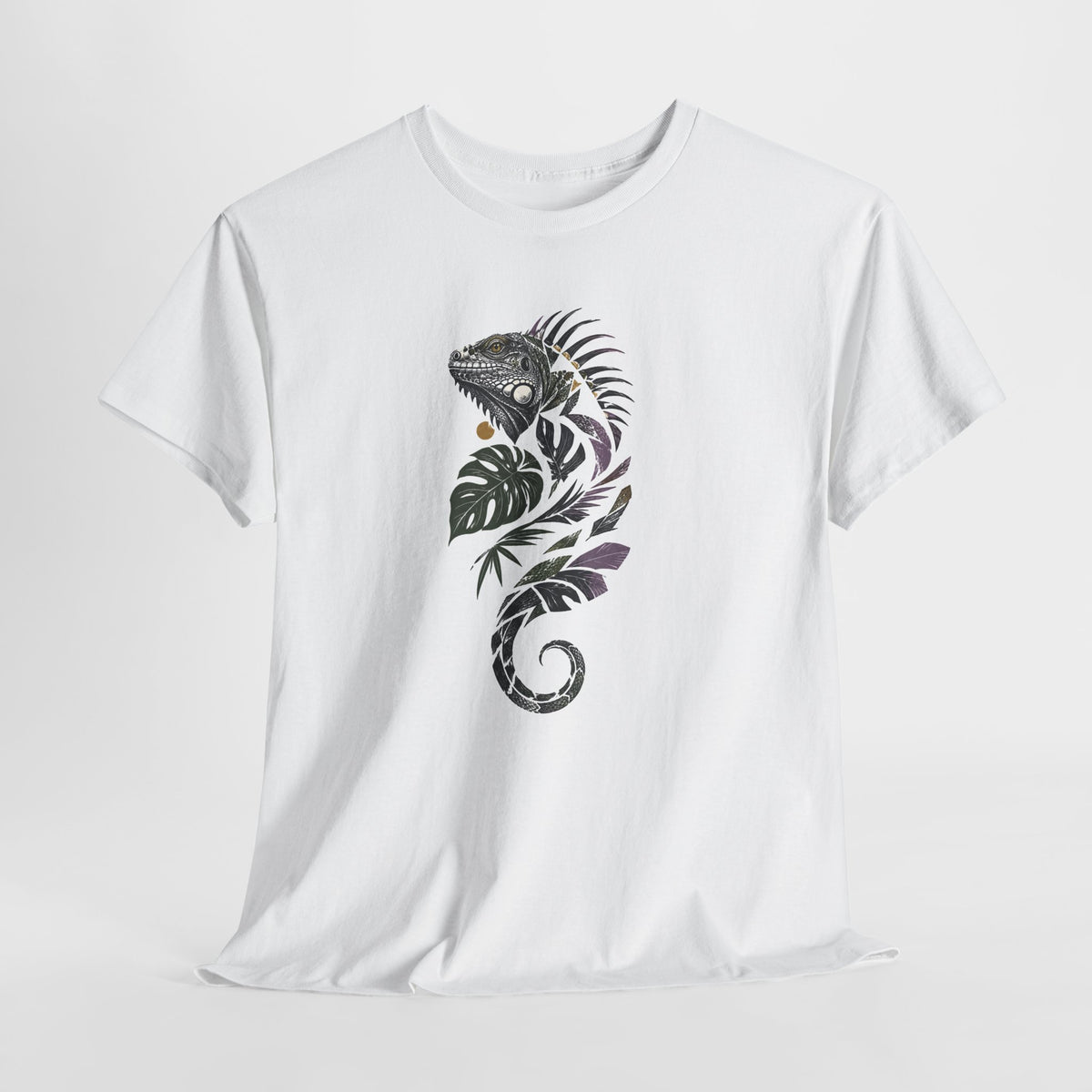 Iguana with Tropical Foliage T-Shirt
