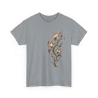 Burning Floral Engraving T-Shirt