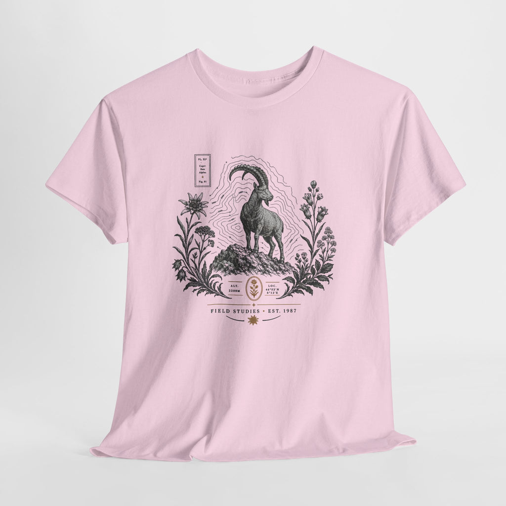 Vintage Alpine Ibex Field Studies Emblem T-Shirt