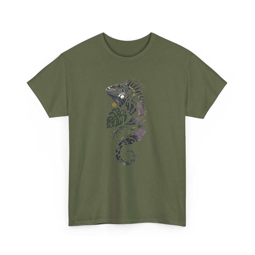 Iguana with Tropical Foliage T-Shirt