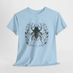 Scarab Botanical Emblem T-Shirt