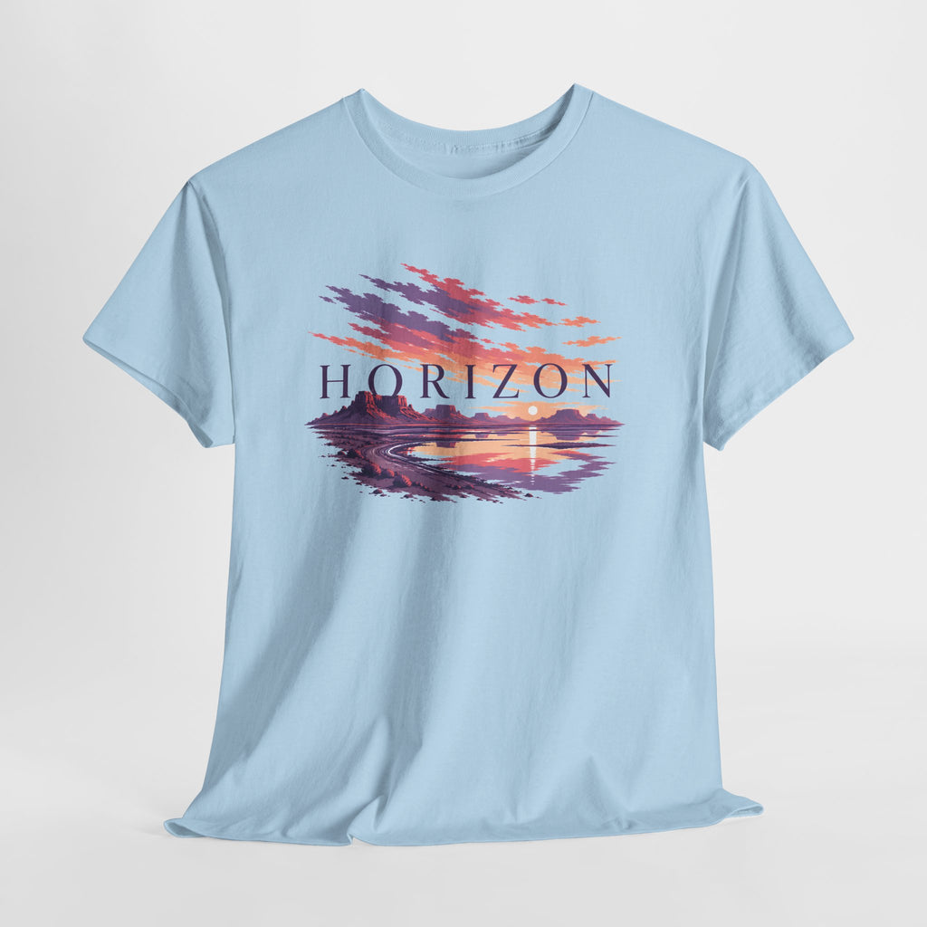 Watercolour Horizon at Sunset T-Shirt