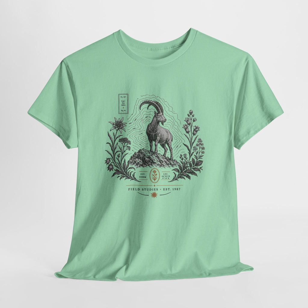 Vintage Alpine Ibex Field Studies Emblem T-Shirt