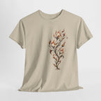 Burning Floral Engraving T-Shirt