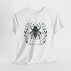 Scarab Botanical Emblem T-Shirt
