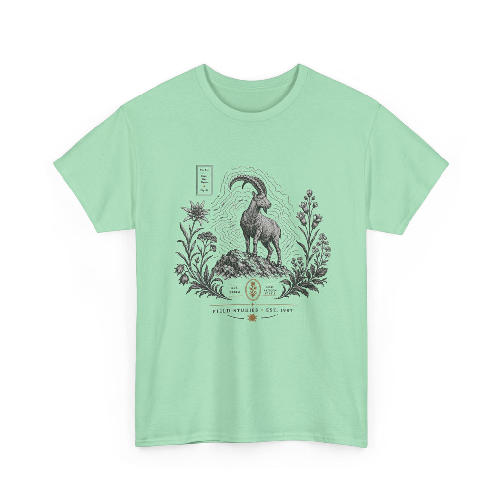 Vintage Alpine Ibex Field Studies Emblem T-Shirt