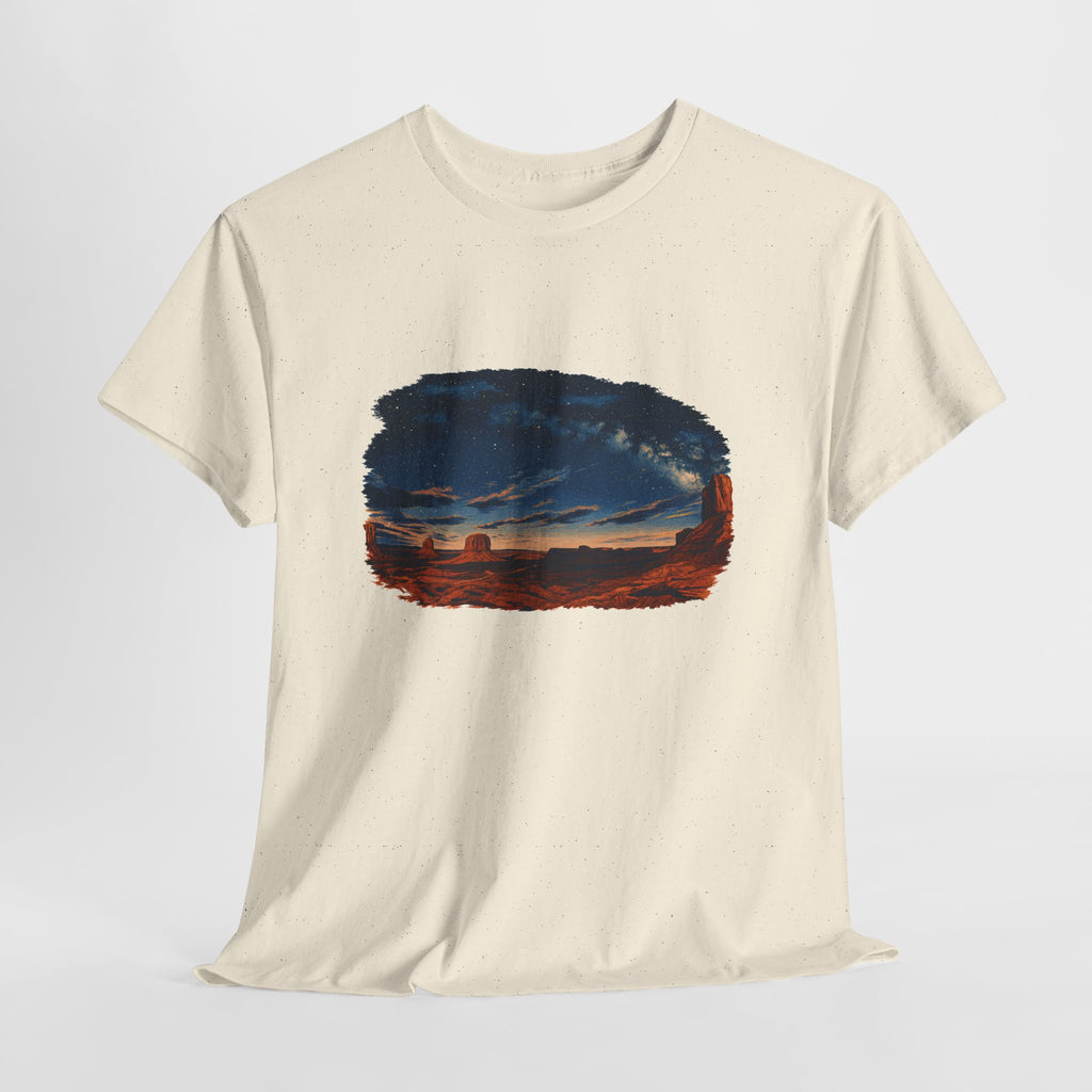Milky Way Over Desert Buttes T-Shirt