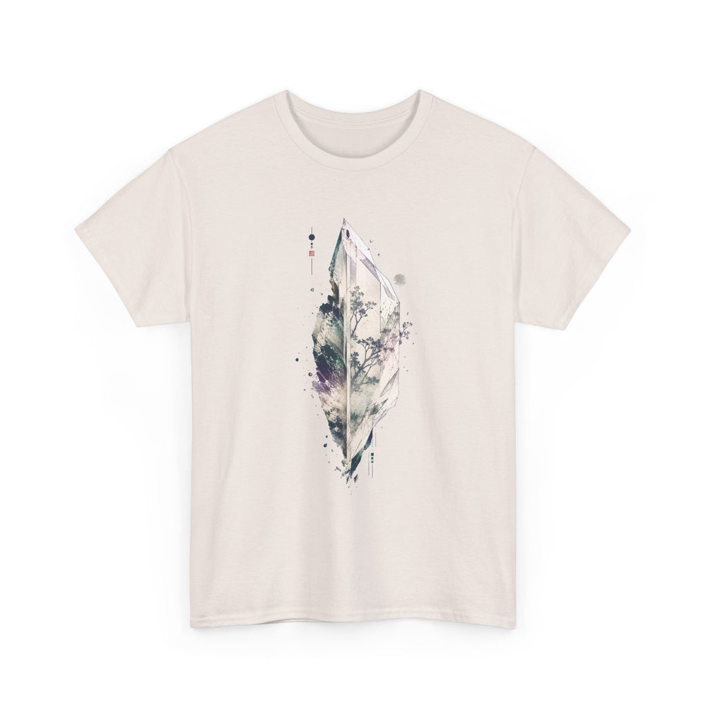 Crystal and Botanical Illustration T-Shirt