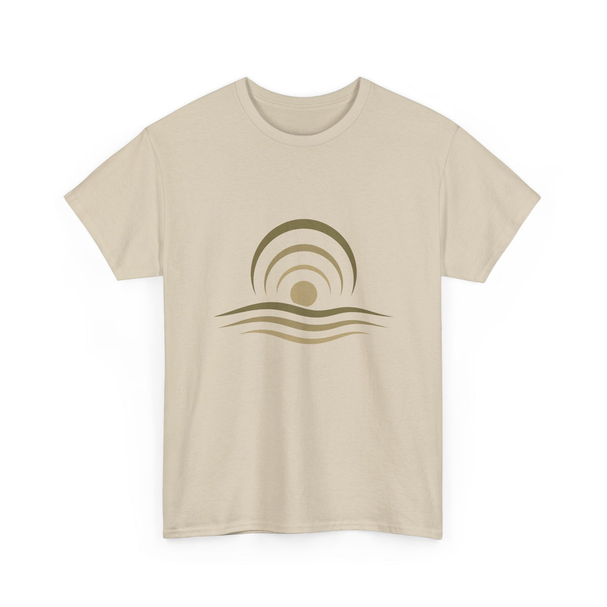 Minimalist Ocean Sunset T-Shirt