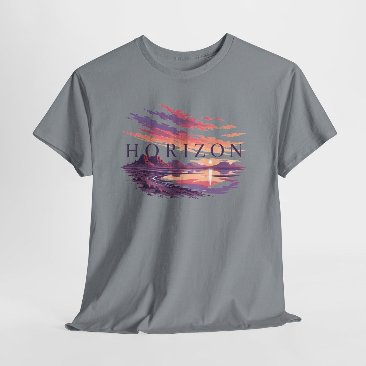 Watercolour Horizon at Sunset T-Shirt