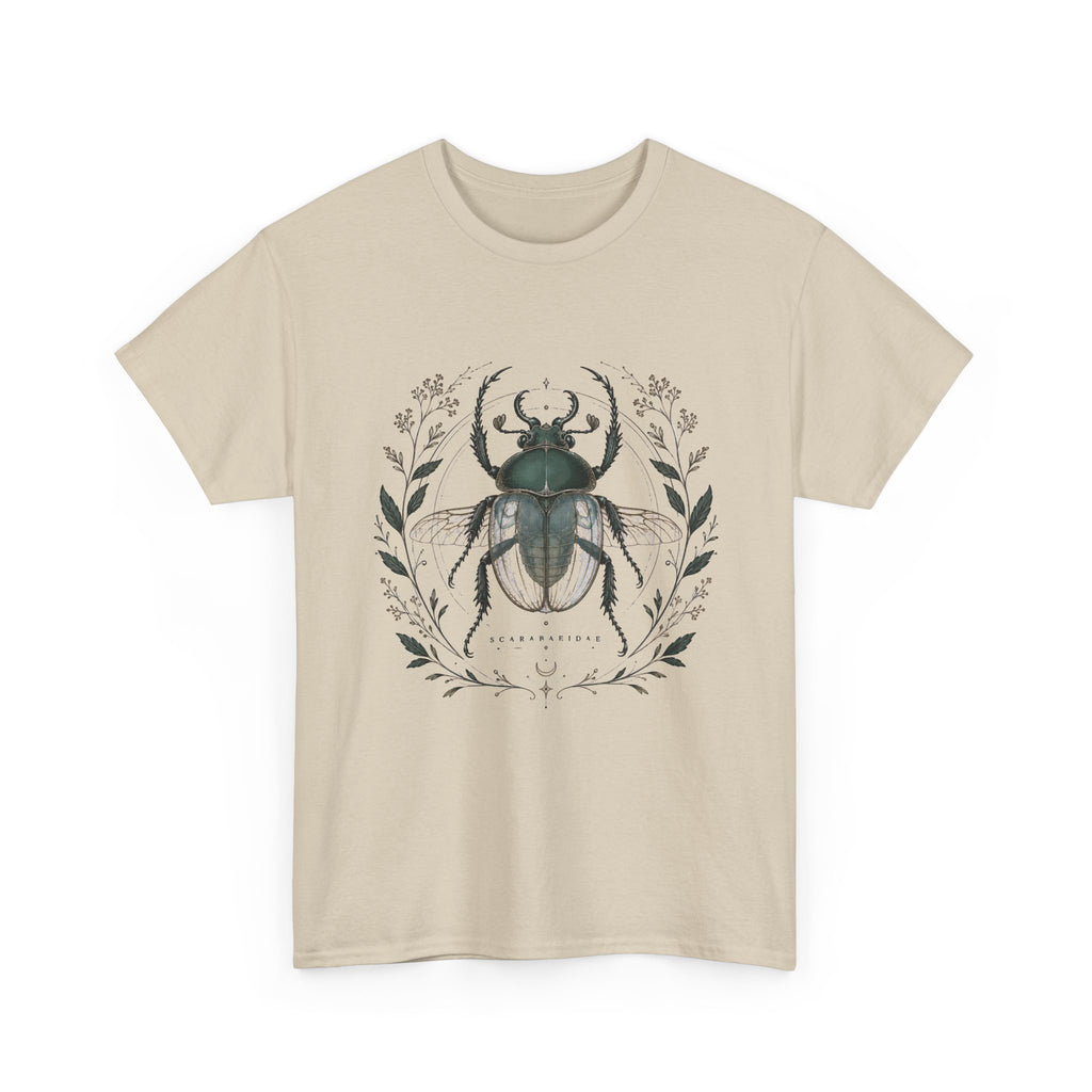 Scarab Botanical Emblem T-Shirt