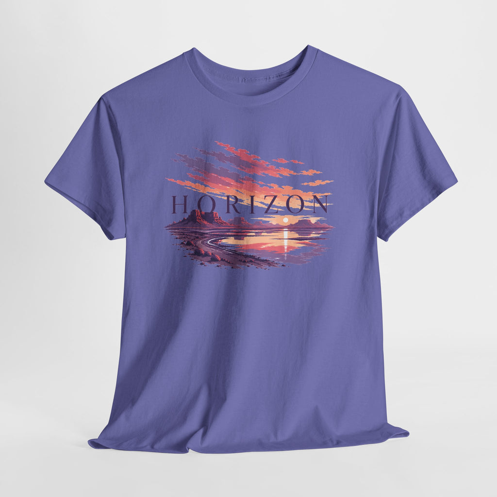 Watercolour Horizon at Sunset T-Shirt