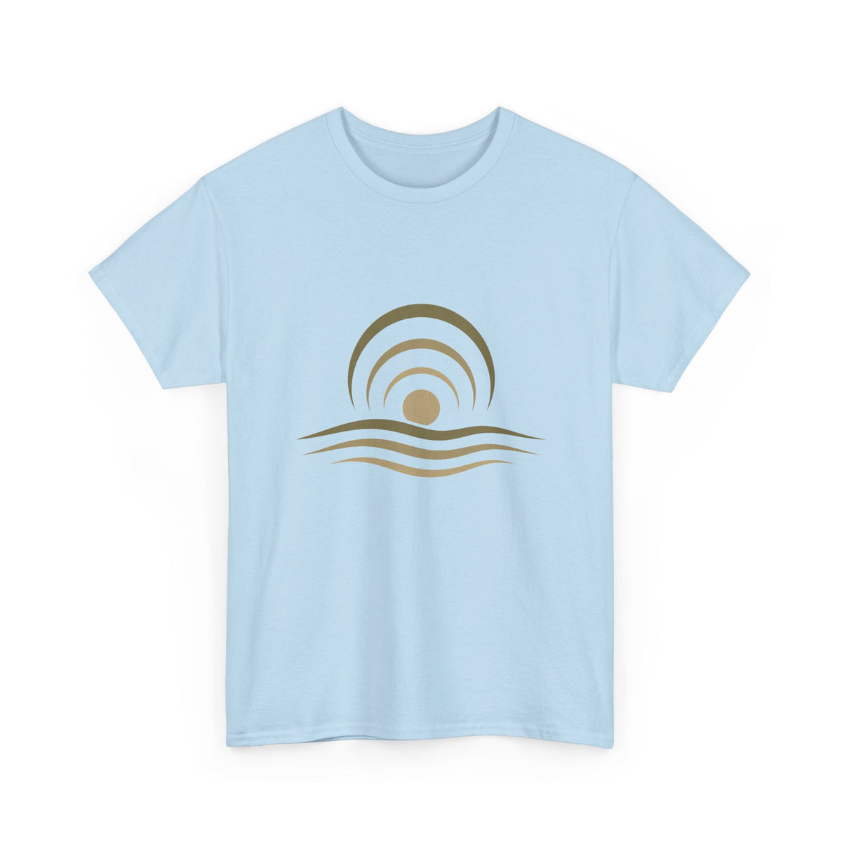 Minimalist Ocean Sunset T-Shirt