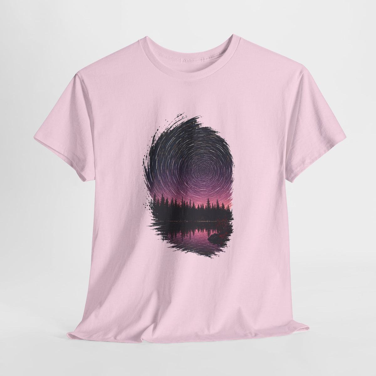 Cosmic Vortex Over a Pine Lake T-Shirt