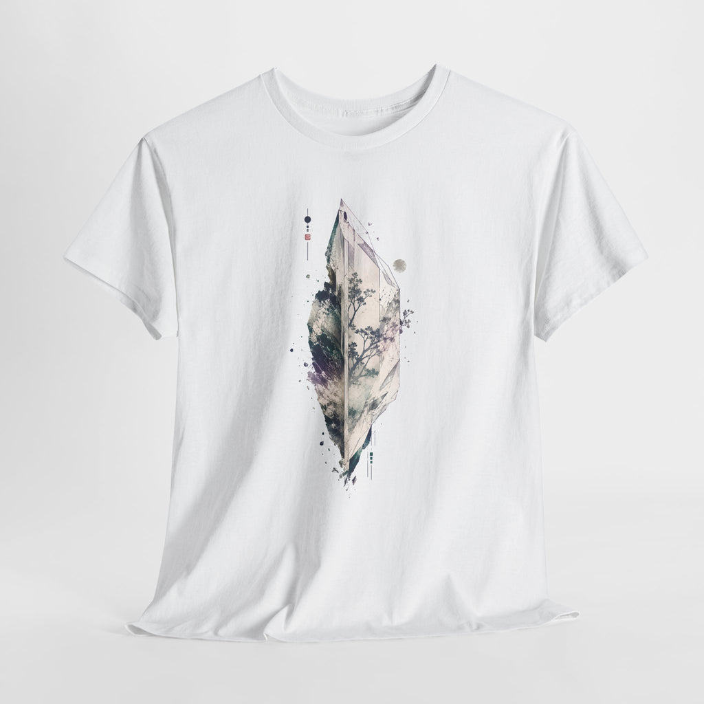 Crystal and Botanical Illustration T-Shirt