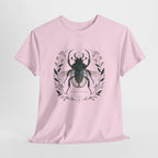 Scarab Botanical Emblem T-Shirt