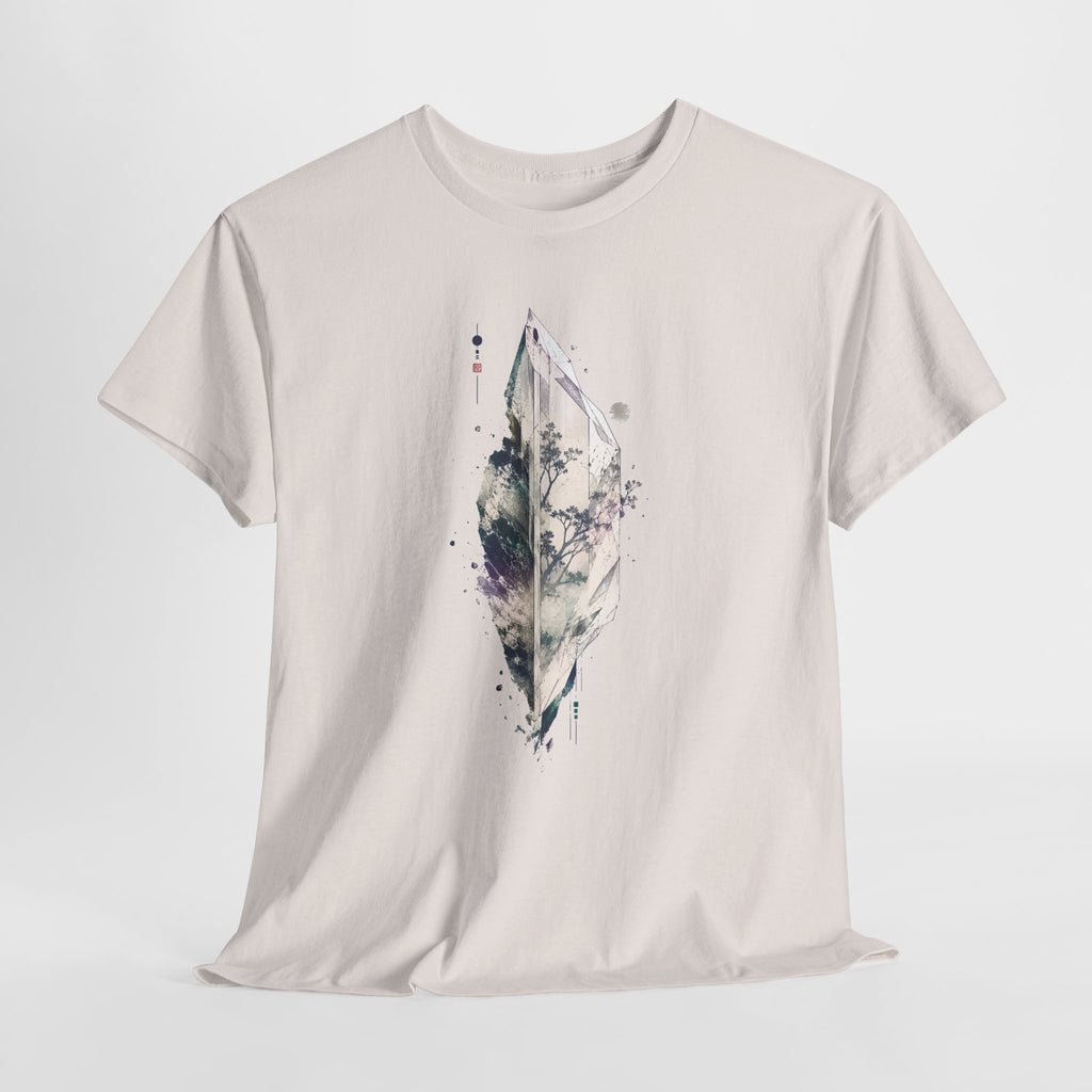 Crystal and Botanical Illustration T-Shirt