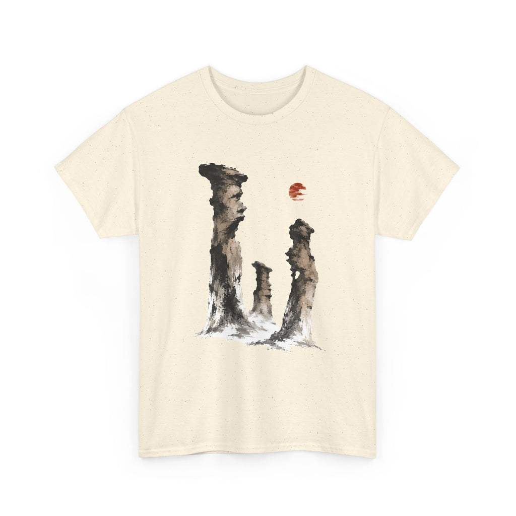 Ink-Wash Hoodoo Landscape T-Shirt