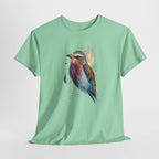 Vibrant Geometric Bird Portrait T-Shirt