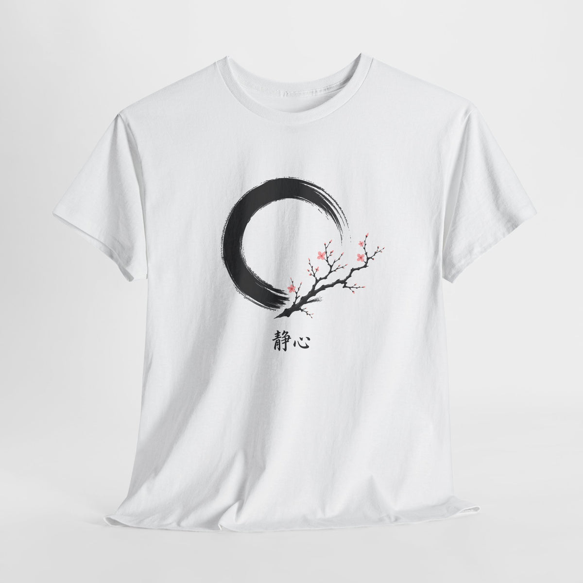 Zen Enso with Sakura Branch