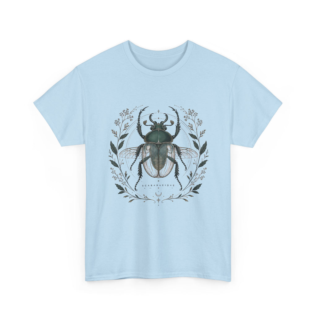 Scarab Botanical Emblem T-Shirt