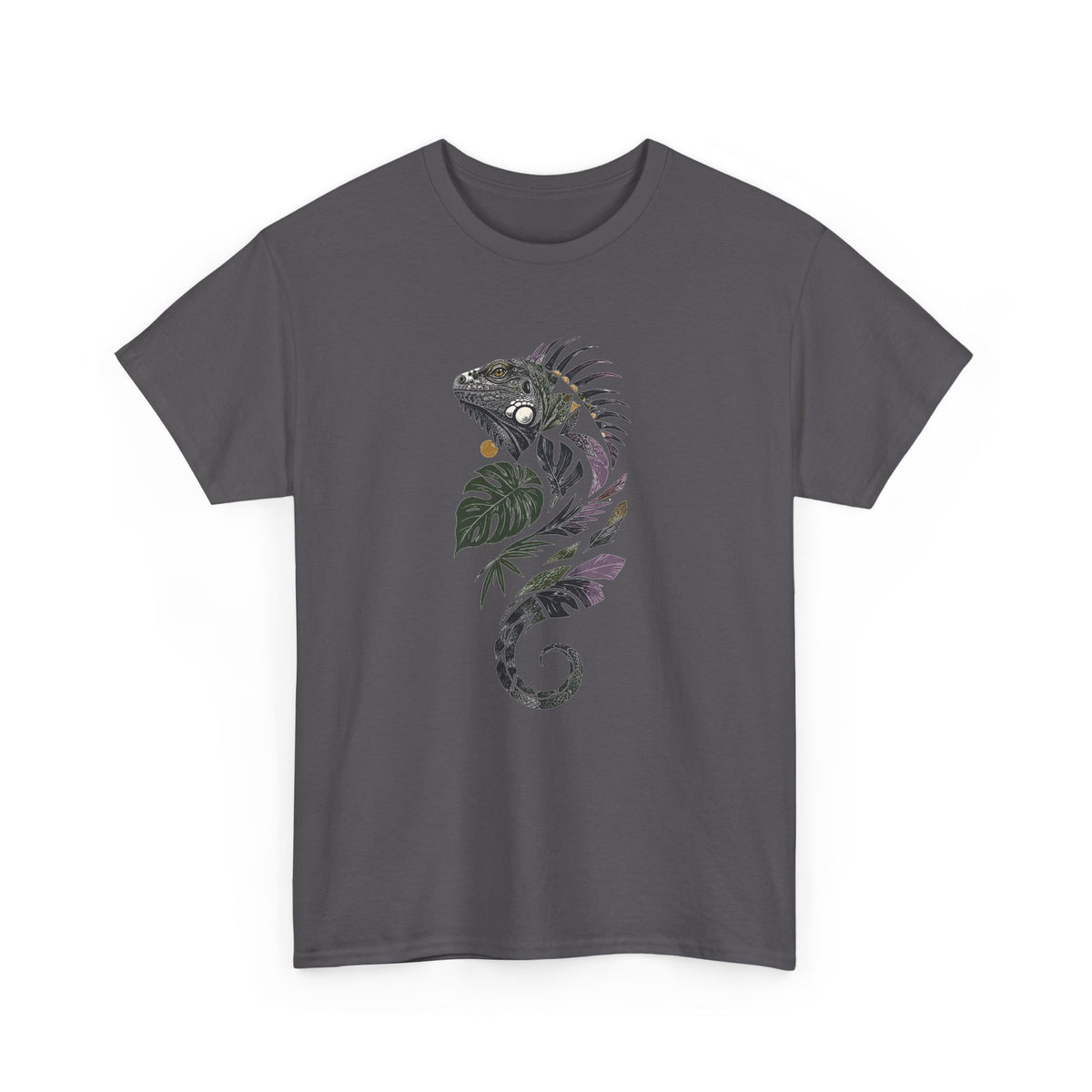 Iguana with Tropical Foliage T-Shirt