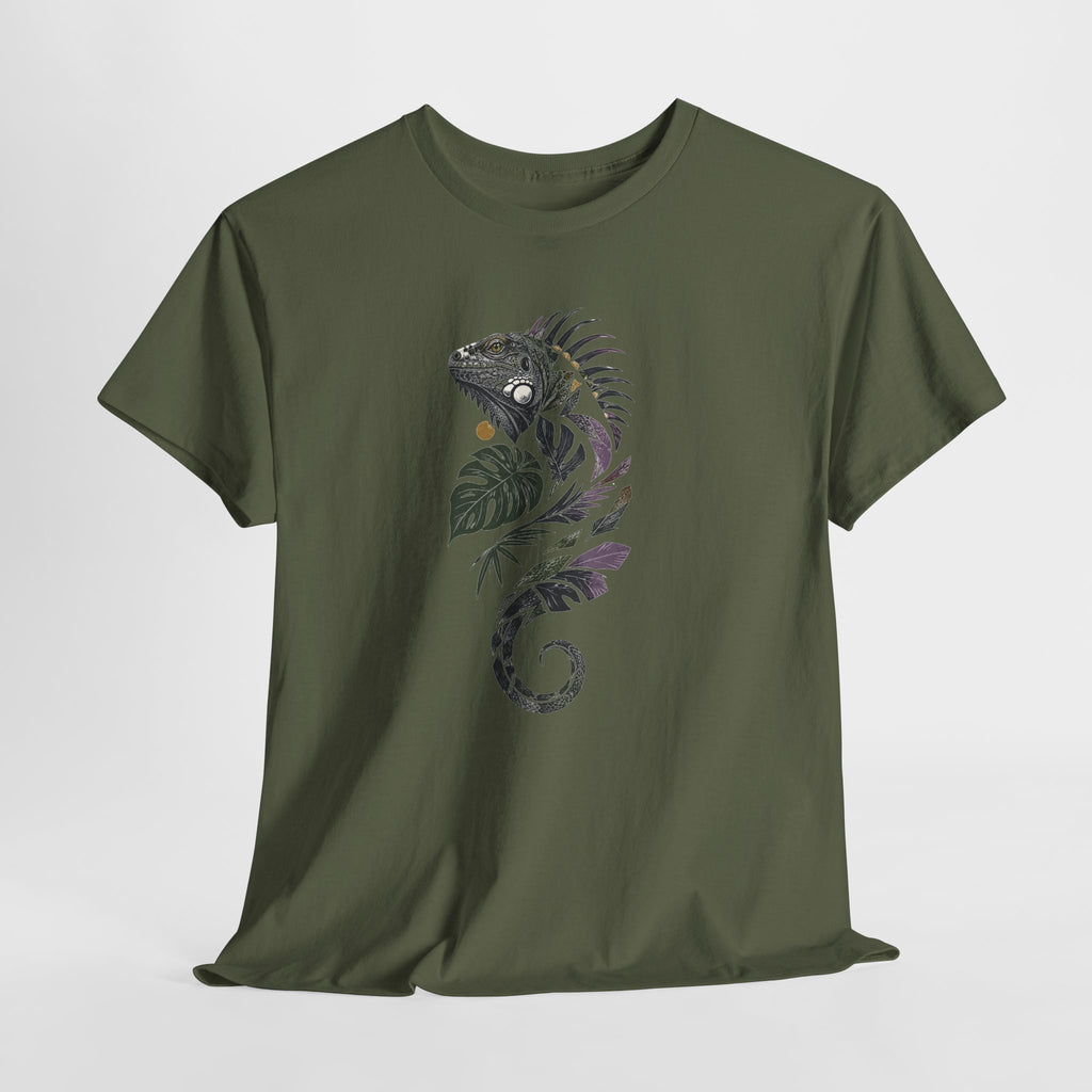 Iguana with Tropical Foliage T-Shirt