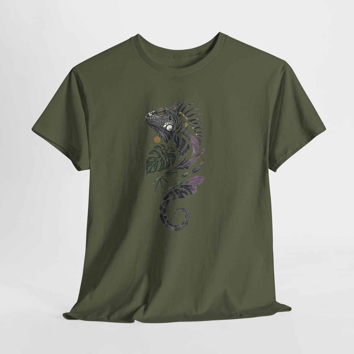 Iguana with Tropical Foliage T-Shirt