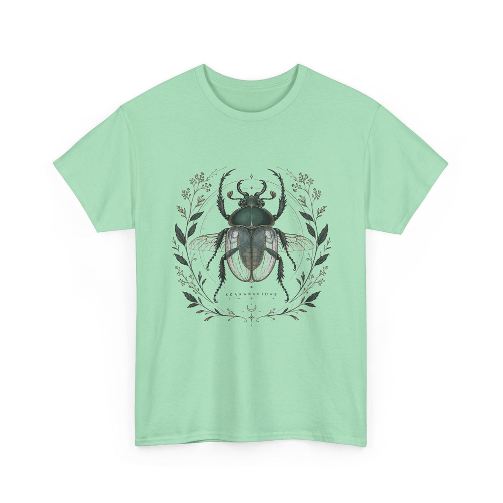 Scarab Botanical Emblem T-Shirt