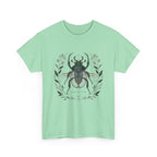 Scarab Botanical Emblem T-Shirt